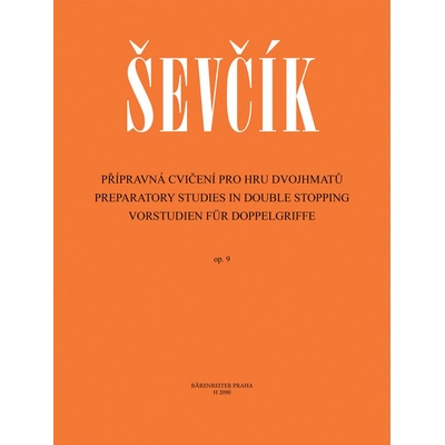 Přípravná cvičení pro hru dvojhmatů op. 9 - Otakar Ševčík