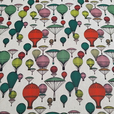 Dekoračná látka BALÓN GLOBUS 701 digitálna potlač šírka 140 cm