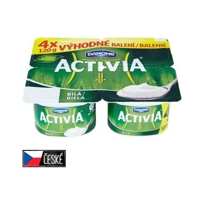 Danone Activia Bílá 4 x 120 g