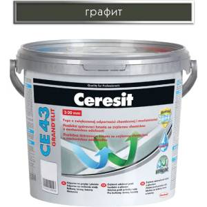 CERESIT ФУГА ГЪВКАВА СЕ43 5кг ГРАФИТ (2164396)