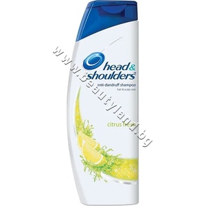 Head & Shoulders Шампоан Head & Shoulders Citrus Fresh, p/n 01.01271 - Шампоан за коса против пърхот за мазна коса (01.01271)
