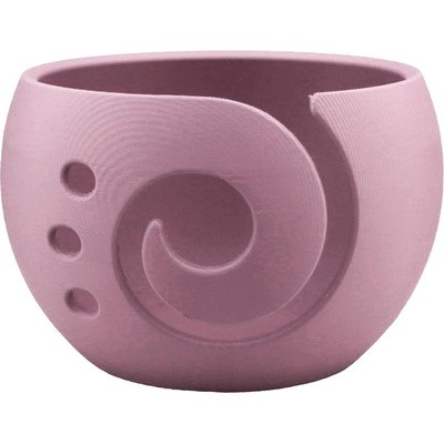 Pro Háčkování Miska na klubíčko SPIRÁLA, XL pink powder