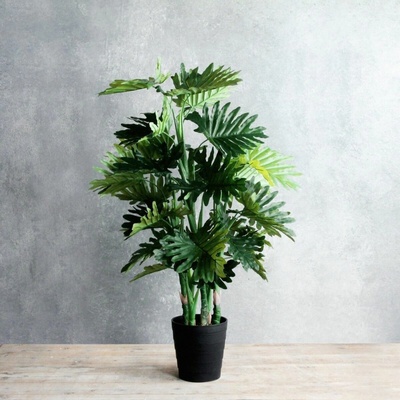 Umelá rastlina Philodendron, 120 cm, zelená, 1026805