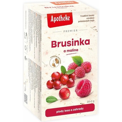 Apotheke BRUSINKA A MALINA PORCOVANÝ 40 g