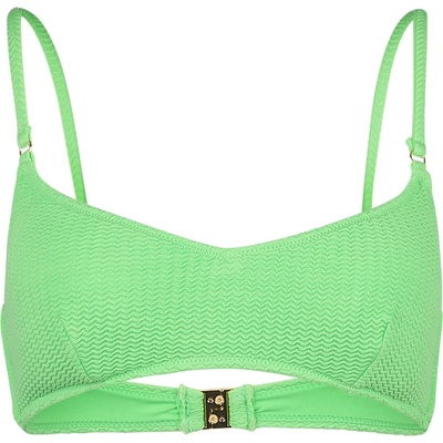 Seafolly Дамско бикини горнище Seafolly Women's Sea Dive Bralette Bikini top - Summer Green - размер 44 (EU) (150-2461-1017)