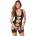 Cottelli Collection Basque & Crotchless String Matte Look Set 2633183 Black XL