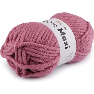 Prima-obchod Pletací příze Alpine maxi 250 g, barva 14 (673) starorůžová