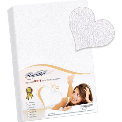 Bellatex froté prostěradlo Kamilka bílé 180x200