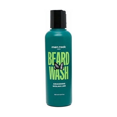 Men Rock Beard Wash Sicilian Lime and Coffeine Mydlo na bradu 100 ml