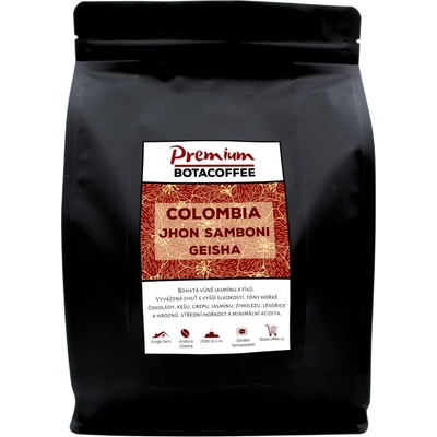 BotaCoffee Colombia Jhon Samboni Geisha zrnková 1 kg