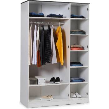 Трикрилен гардероб Infinity с избор на врати