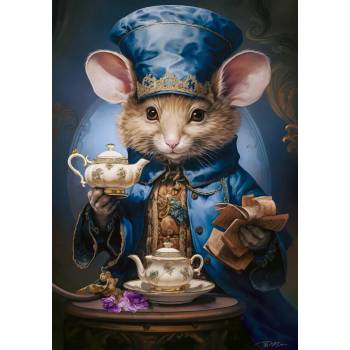 Image 1 of Castorland - Puzzle Tea Time - mouse - 500 piese