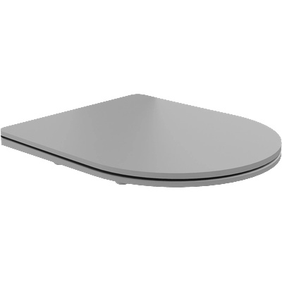 Mexen дъска с плавно падане Slim, дуропласт, светло сив мат - 39740061 (39740061)