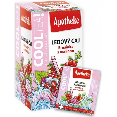 Apotheke COOLTEA Brusinka s malinou 20 x 2 g