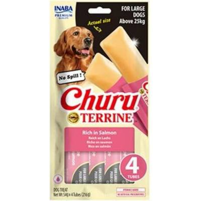 Churu Dog Terrine losos plemená L 4 x 54 g