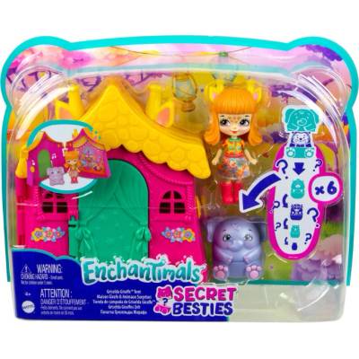 Mattel Enchantimals Žirafa Griselda a domeček