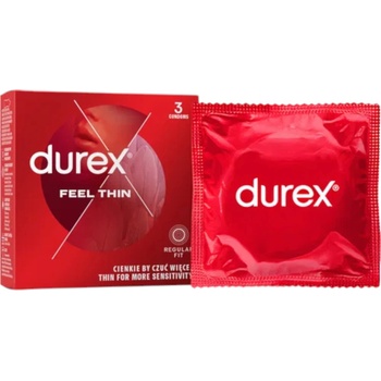 Durex Дюрекс Feel Thin - презервативи за естествено усещане (3 бр. )