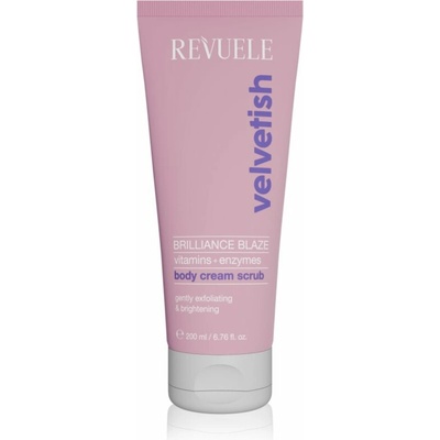 Revuele Velvetish Brilliance Blaze Body Cream Scrub rozjasňujúci telový peeling 200 ml