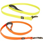 Duvo Plus Explor South PVC Neon - Повод неонов с висока видимост за кучета, 200 см / 25 мм- оранжев
