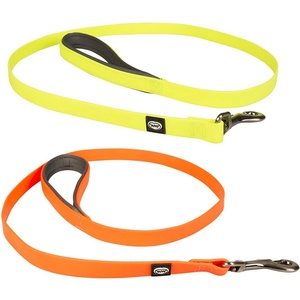Duvo Plus Explor South PVC Neon - Повод неонов с висока видимост за кучета, 200 см / 25 мм- оранжев