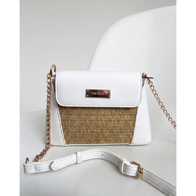 Crossbody kabelka FEMESTAGE malá biela