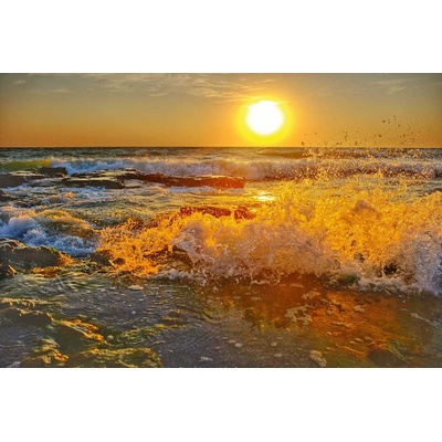 DIMEX ART Флизелинов фототапет зора над морето 375 x 250 см