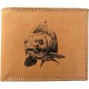 Mercucio Kožená Peněženka sv. Hnědá Kapr