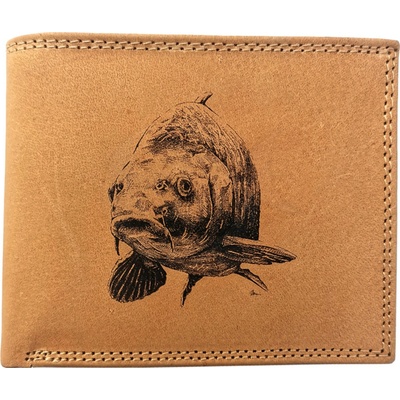 Mercucio Kožená Peněženka sv. Hnědá Kapr