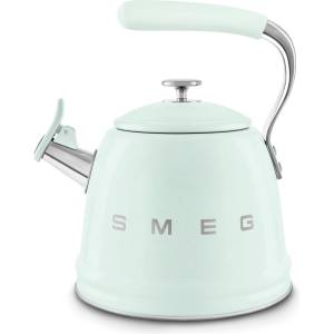 Smeg Чайник със свирка 50's Style пастелнозелен (WKF01PG.)