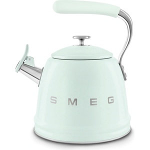 Smeg Чайник със свирка 50's Style пастелнозелен (WKF01PG.)