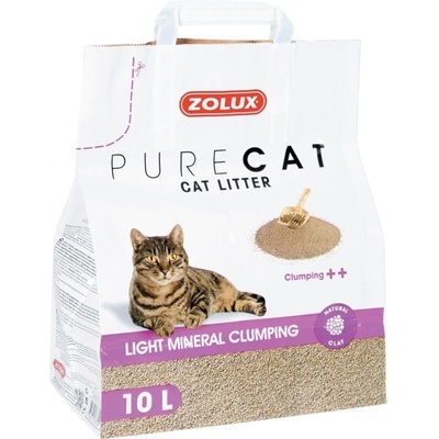Zolux Podstielka PURECAT premium light clumping 10 l