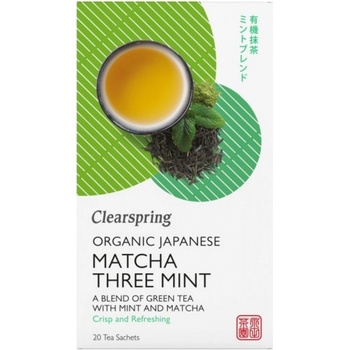 Clearspring Tri-mätový matcha čaj BIO 20 sáčkov