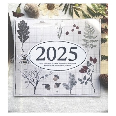Rok v záhrade prírode ...nástenný marigold 2025