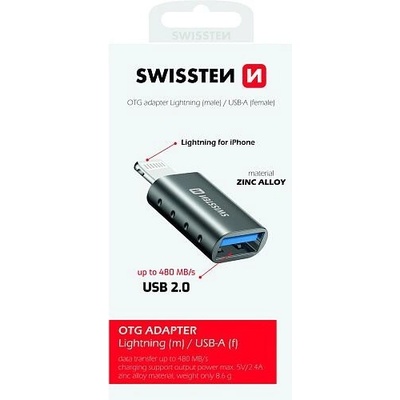 SWISSTEN Adapter OTG Lightning (iPhone) / USB – Zboží Živě