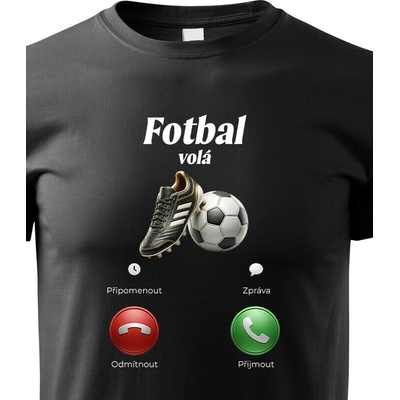 Dětské tričko Fotbal volá ČernáCanvas Dětské tričko Bezvatriko.cz 2147