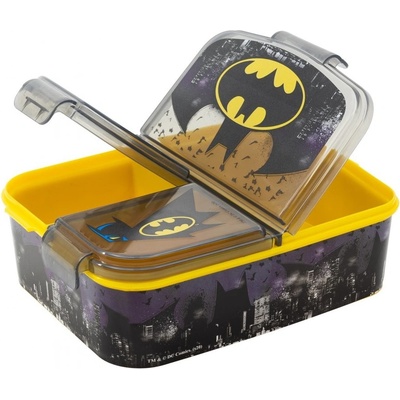 Stor delený plastový box na desiatu Batman 85520