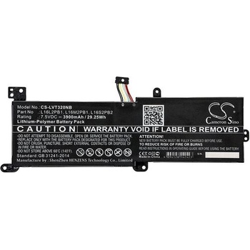 Cameron Sino Батерия за лаптоп LENOVO 130-14AST, IdeaPad 320-15AST, Ideapad 320-17IKB L16C2PB1 LiPo 7.5V 3900mAh CAMERON SINO (CS-LVT320NB)