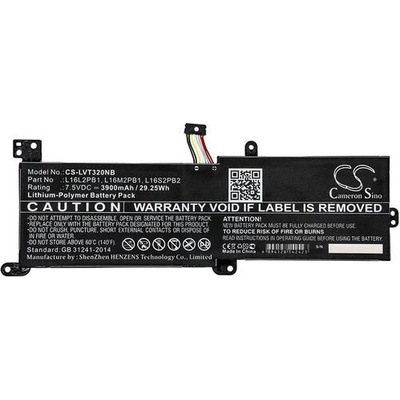 Cameron Sino Батерия за лаптоп LENOVO 130-14AST, IdeaPad 320-15AST, Ideapad 320-17IKB L16C2PB1 LiPo 7.5V 3900mAh CAMERON SINO (CS-LVT320NB)