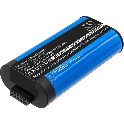 Cameron Sino Батерия за Logitech Ue Megaboom (екв. 533-000116), 3400mAh (CS-LOE116XL)