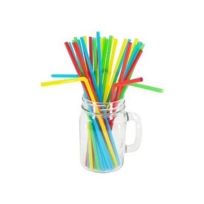 NMBA PLASTIC Slámka FLEX 23 cm x 5 mm MIX opakované použití 250 ks