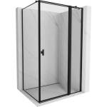 Mexen Mist T душ кабина с отваряща се врата, дясна, 95 x 70 см, черна рамка, черна - 8A4T-095-070-70-70-P (8A4T-095-070-70-70-P)