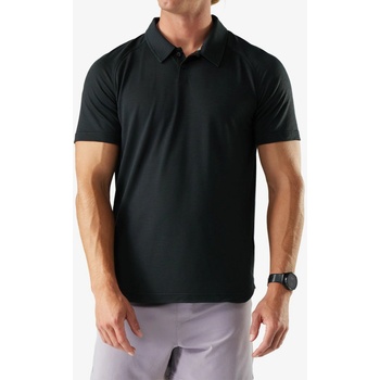 Polo tričko Smartwool Active Mesh Polo - black