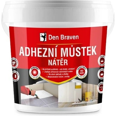 Den Braven Adhezní můstek nátěr Farba: bílá, Balenie (ml): 1 l