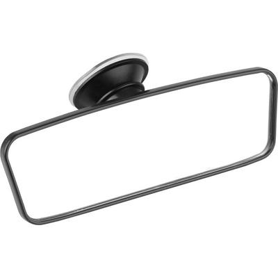 Vnútorné zrkadlo 61x184mm čierne s prísavkou
