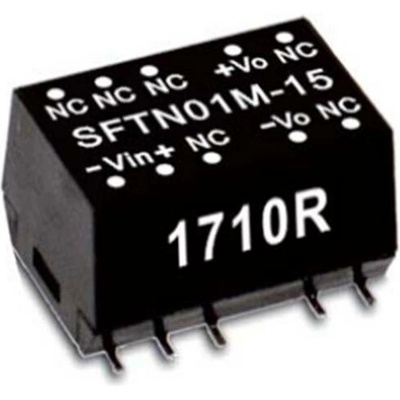 Mean Well SFTN01N-12 Měnič DC/DC 1W 12V