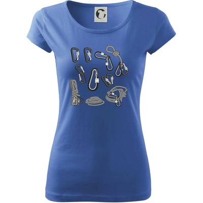 Horolezecké karabiny Dámské triko Pure Azurově modrá – Zbozi.Blesk.cz