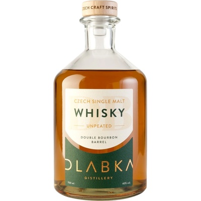 Dlabka Unpeated Double Bourbon Barrel 45% 0,7 l (holá láhev)