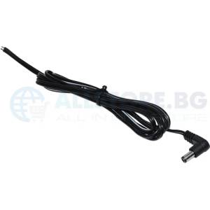 Makki кабел DC CABLE 0-48V jack 5.5x2.1mm, 2x0.5mm - 1.5m (ES-CABLE-DC-5.5-2.1mm-1.5m) - Allstore