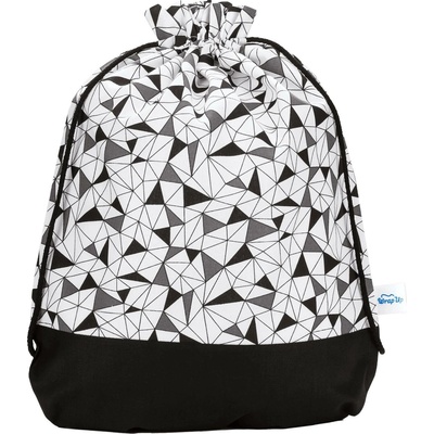 Rozšířený wrapáček XL - Geometrie s černou
