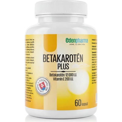 EDENPharma Betakarotén Plus 60 kapslí